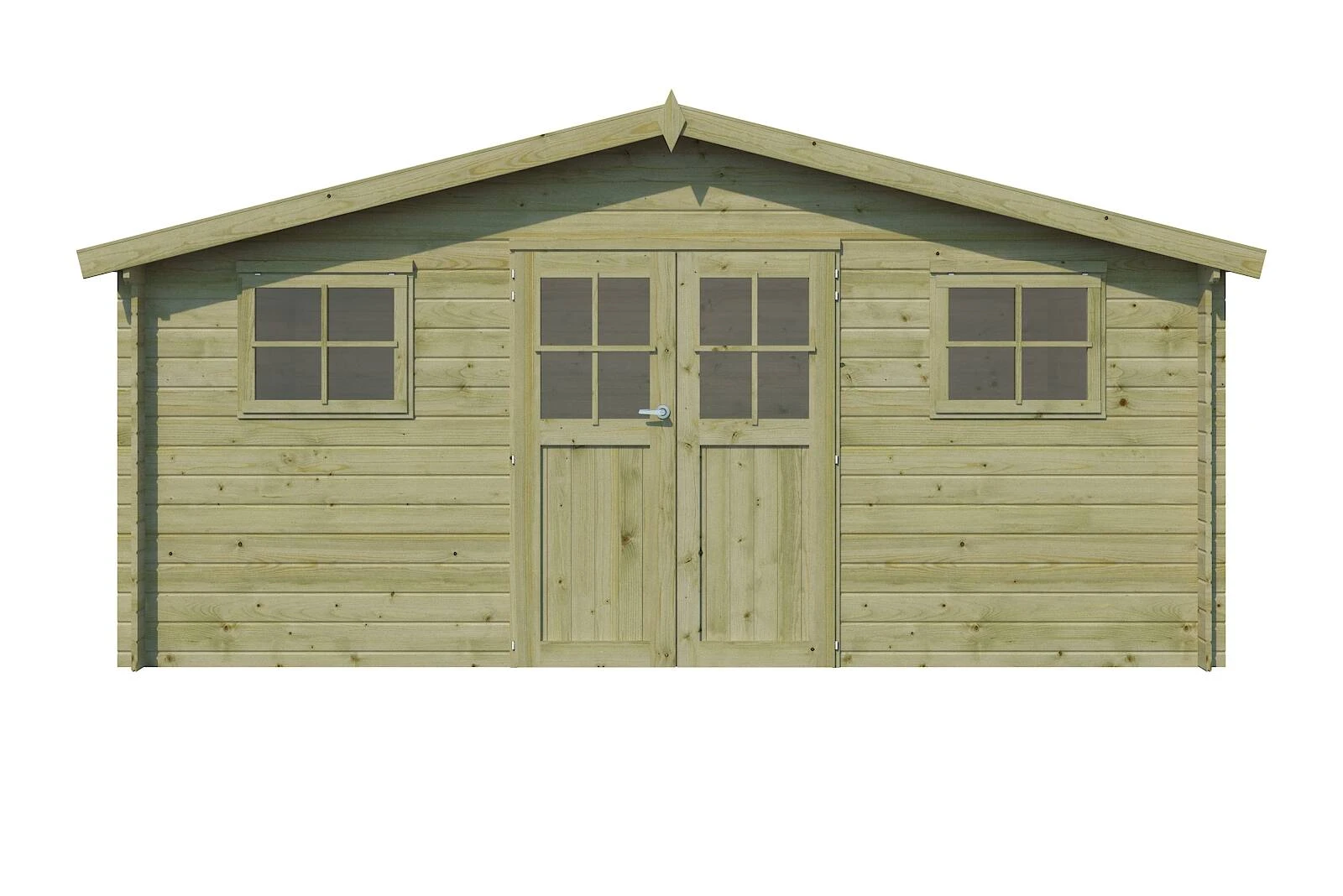 Woodlands Blokhut Hudson Geïmpregneerd 505 x 295 cm - Afbeelding 1